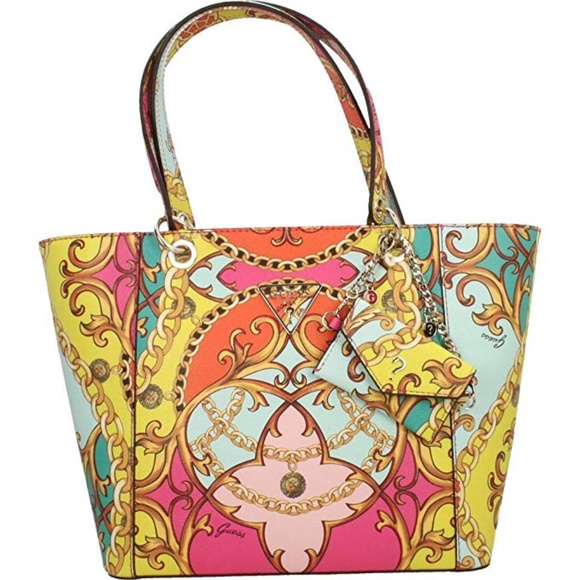 Guess Handbags - Rare New Guess Kamryn VP Tote Multi Colored